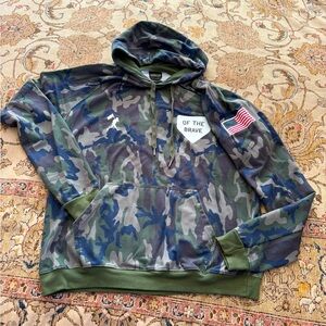 Baesballism Home of The Brave Camo Hoodie